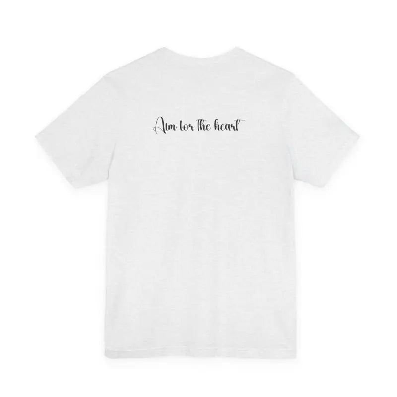 Cupid's Arrow Jersey Short Sleeve Tee - Valentine Day's - DipaliZ