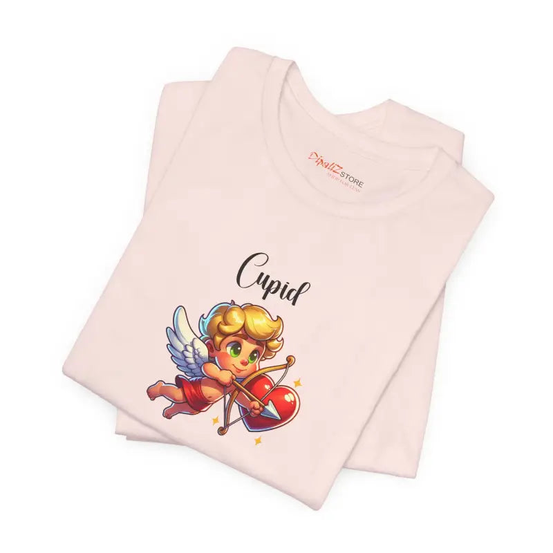 Cupid's Arrow Jersey Short Sleeve Tee - Valentine Day's - DipaliZ