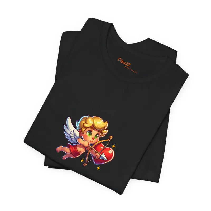 Cupid's Arrow Jersey Short Sleeve Tee - Valentine Day's - DipaliZ