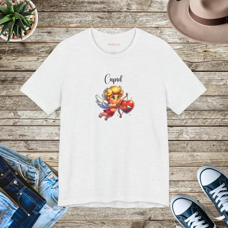 Cupid's Arrow Jersey Short Sleeve Tee - Valentine Day's - DipaliZ