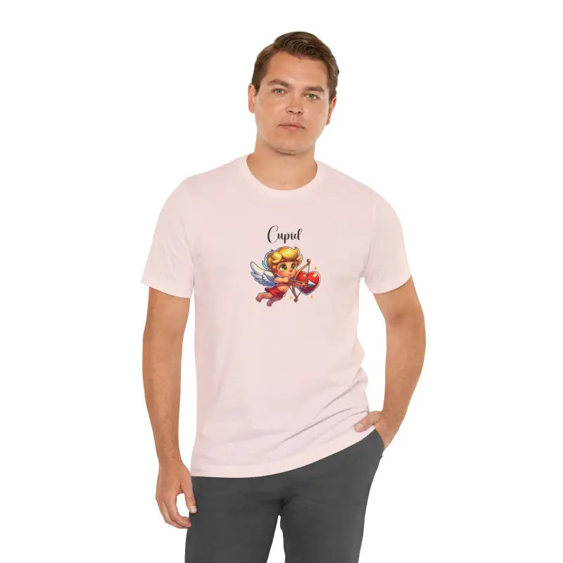 Cupid's Arrow Jersey Short Sleeve Tee - Valentine Day's - DipaliZ