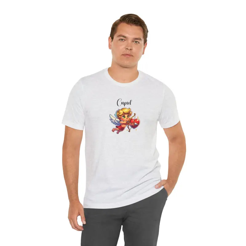 Cupid's Arrow Jersey Short Sleeve Tee - Valentine Day's - DipaliZ