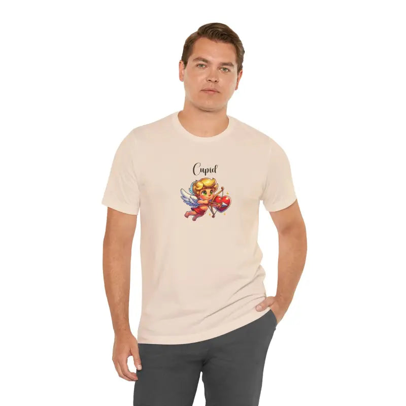Cupid's Arrow Jersey Short Sleeve Tee - Valentine Day's - DipaliZ