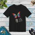 Unisex Jersey Short Sleeve Tee Extravaganza - Butterfly Cocoon - DipaliZ