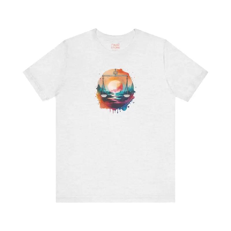 Libra Zodiac Unisex Jersey Short Sleeve Tee - Soft Cotton - DipaliZ
