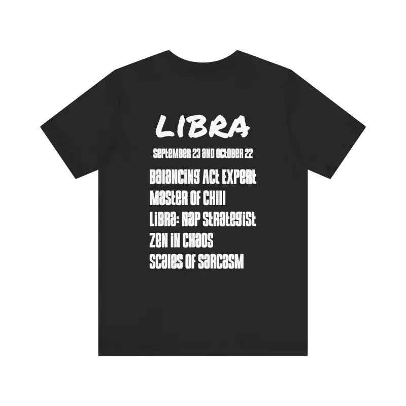 Libra Zodiac Unisex Jersey Short Sleeve Tee - Soft Cotton - DipaliZ