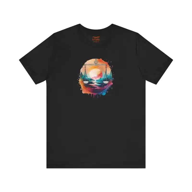 Libra Zodiac Unisex Jersey Short Sleeve Tee - Soft Cotton - DipaliZ
