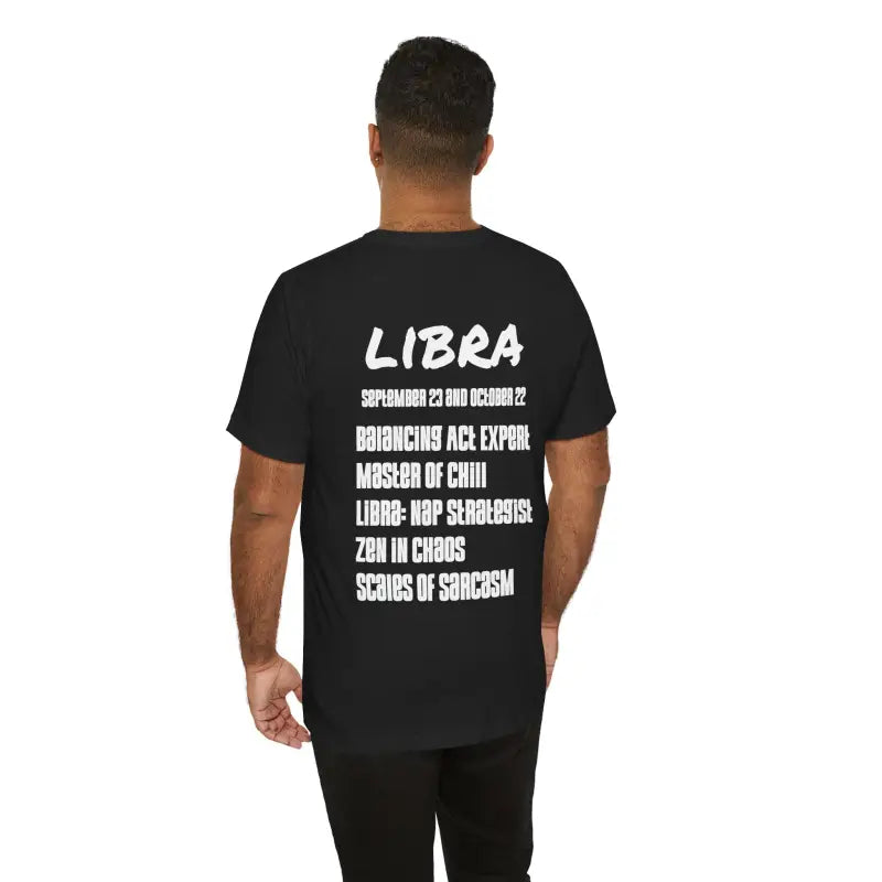 Libra Zodiac Unisex Jersey Short Sleeve Tee - Soft Cotton - DipaliZ