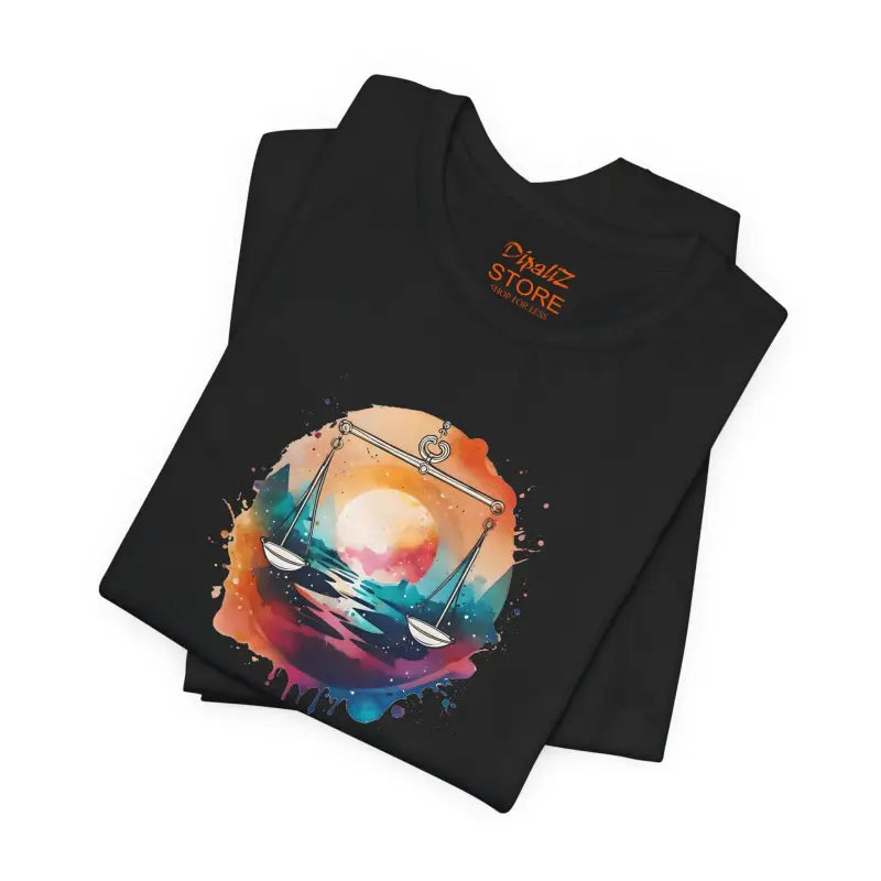 Libra Zodiac Unisex Jersey Short Sleeve Tee - Soft Cotton - DipaliZ