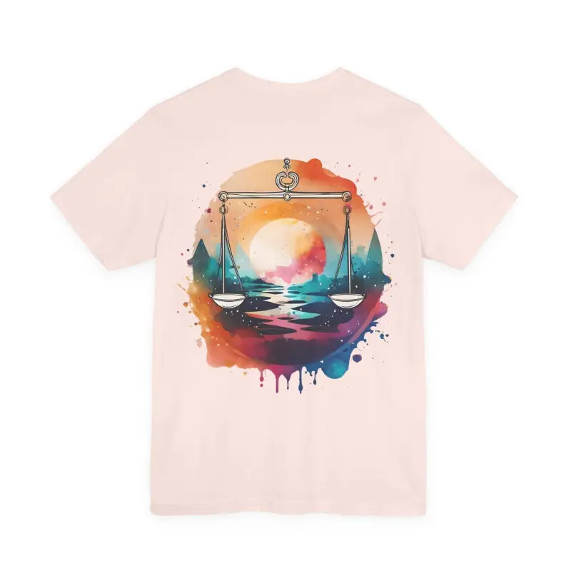 Libra Tee Jersey Short Sleeve - Zodiac Unisex Soft Cotton - DipaliZ