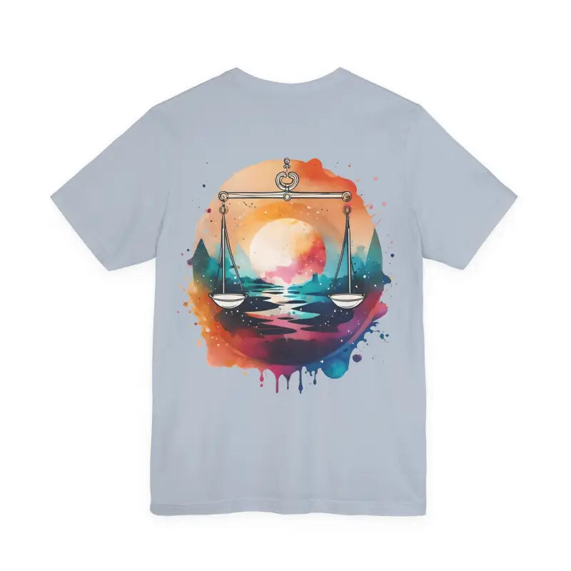 Libra Tee Jersey Short Sleeve - Zodiac Unisex Soft Cotton - DipaliZ