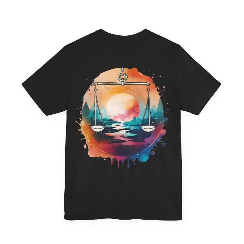 Libra Tee Jersey Short Sleeve - Zodiac Unisex Soft Cotton - DipaliZ