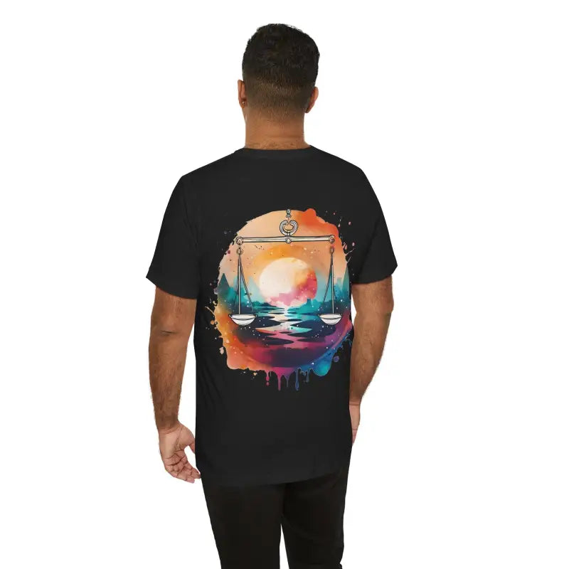 Libra Tee Jersey Short Sleeve - Zodiac Unisex Soft Cotton - DipaliZ