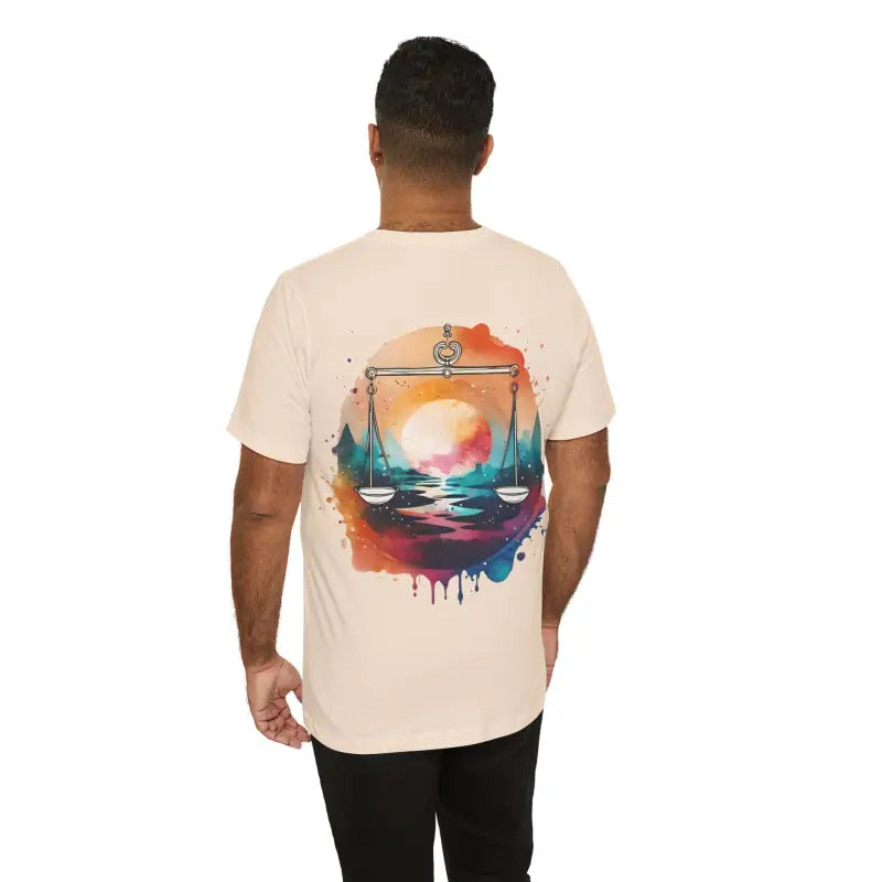 Libra Tee Jersey Short Sleeve - Zodiac Unisex Soft Cotton - DipaliZ