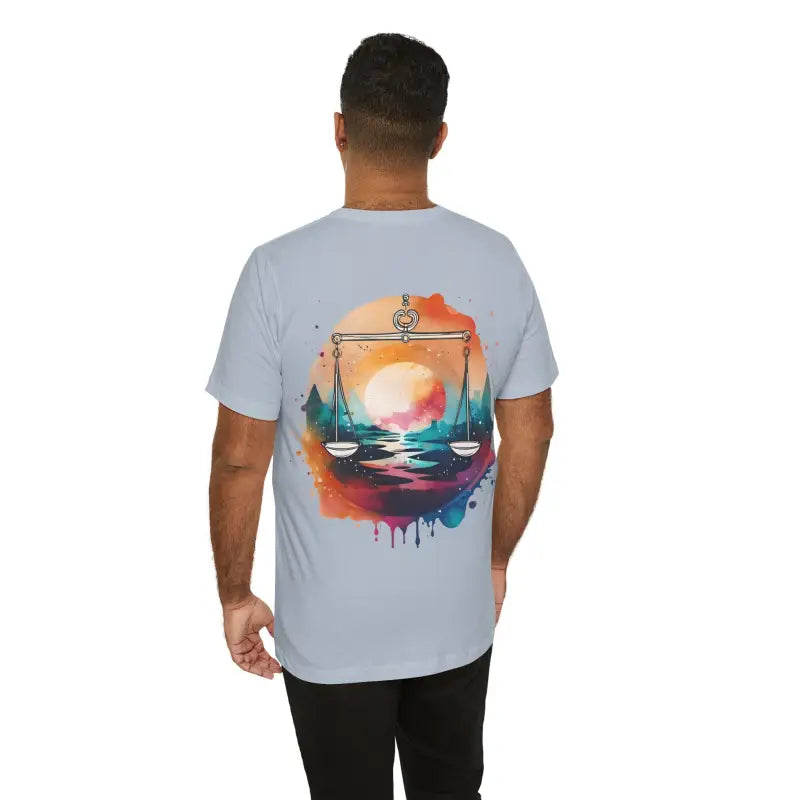 Libra Tee Jersey Short Sleeve - Zodiac Unisex Soft Cotton - DipaliZ