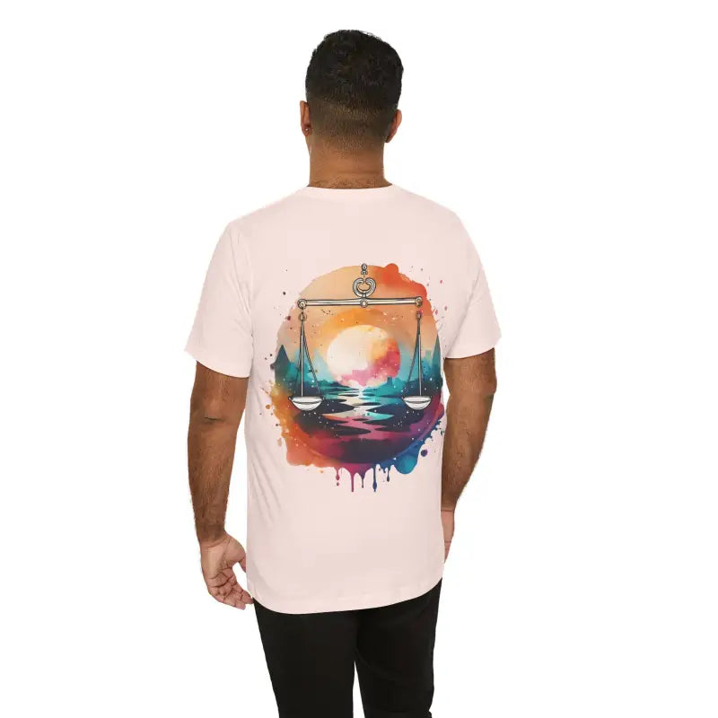 Libra Tee Jersey Short Sleeve - Zodiac Unisex Soft Cotton - DipaliZ