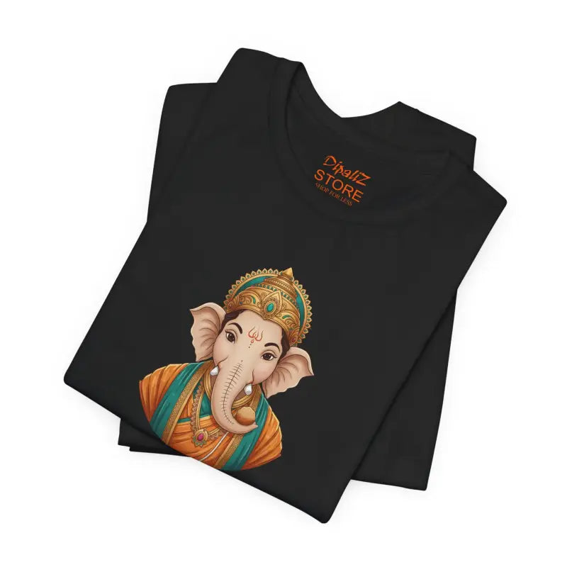 Lord Ganesha Jersey Short Sleeve Tee - Unisex Fit - DipaliZ
