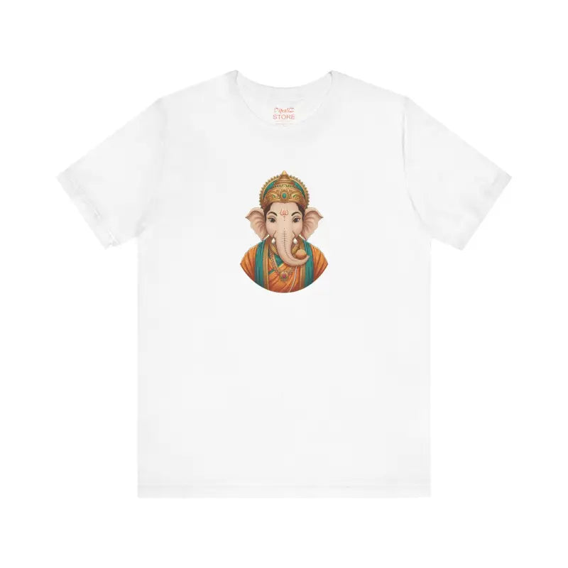 Lord Ganesha Jersey Short Sleeve Tee - Unisex Fit - DipaliZ
