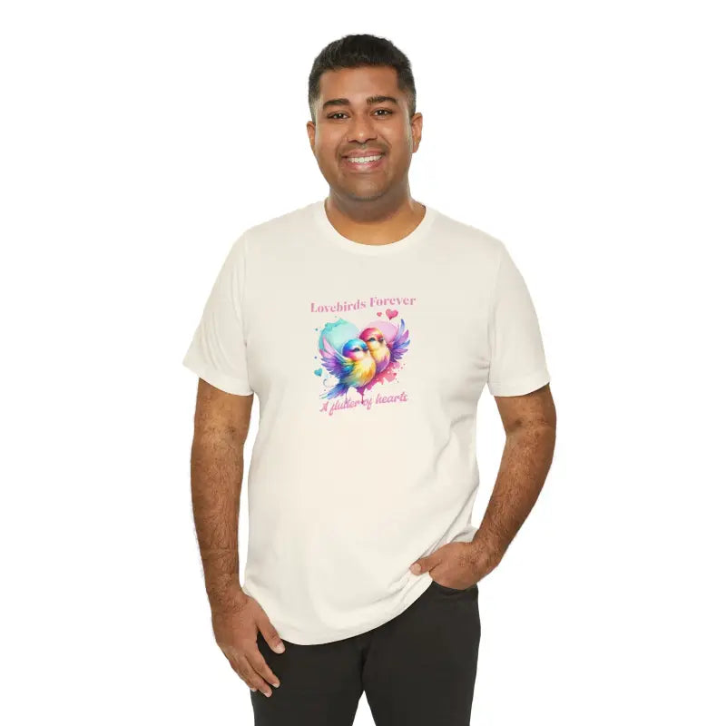 Lovebirds Forever Cotton Tee - Unisex Short Sleeve - DipaliZ