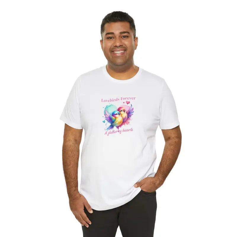 Lovebirds Forever Cotton Tee - Unisex Short Sleeve - DipaliZ