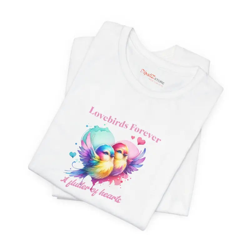 Lovebirds Forever Cotton Tee - Unisex Short Sleeve - DipaliZ