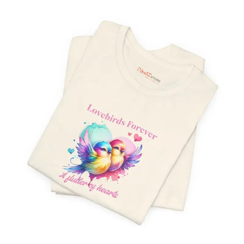 Lovebirds Forever Cotton Tee - Unisex Short Sleeve - DipaliZ