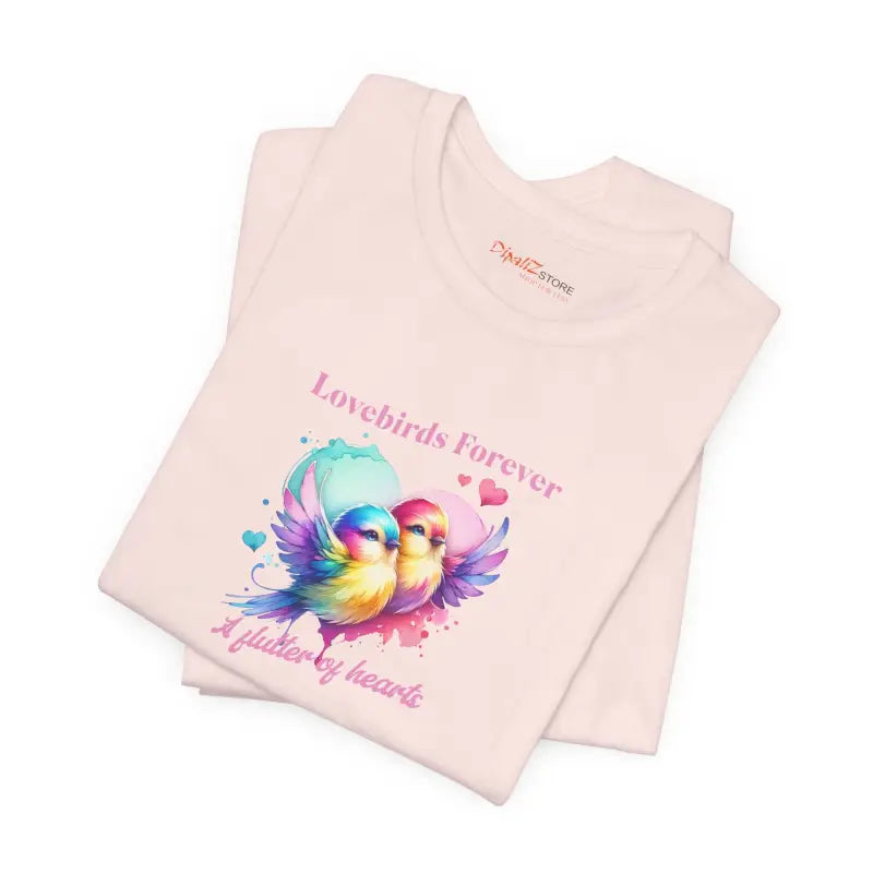 Lovebirds Forever Cotton Tee - Unisex Short Sleeve - DipaliZ