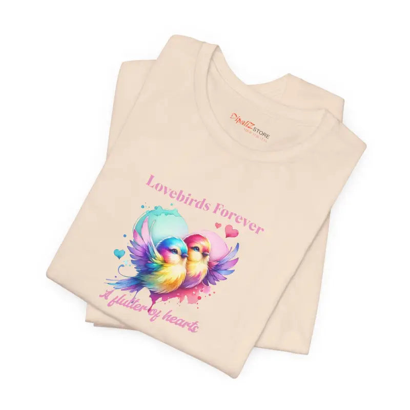 Lovebirds Forever Cotton Tee - Unisex Short Sleeve - DipaliZ