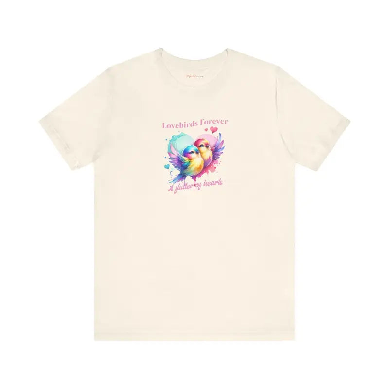 Lovebirds Forever Cotton Tee - Unisex Short Sleeve - DipaliZ