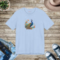 Peacock Unisex Jersey Short Sleeve Tee - Soft Cotton - DipaliZ