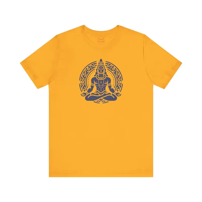Unisex Jersey Short Sleeve Tee - Shiva Meditation Design - DipaliZ