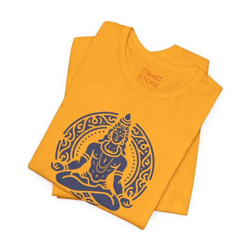 Unisex Jersey Short Sleeve Tee - Shiva Meditation Design - DipaliZ