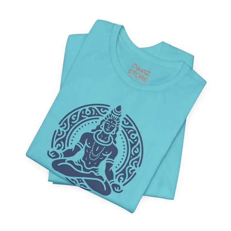 Unisex Jersey Short Sleeve Tee - Shiva Meditation Design - DipaliZ