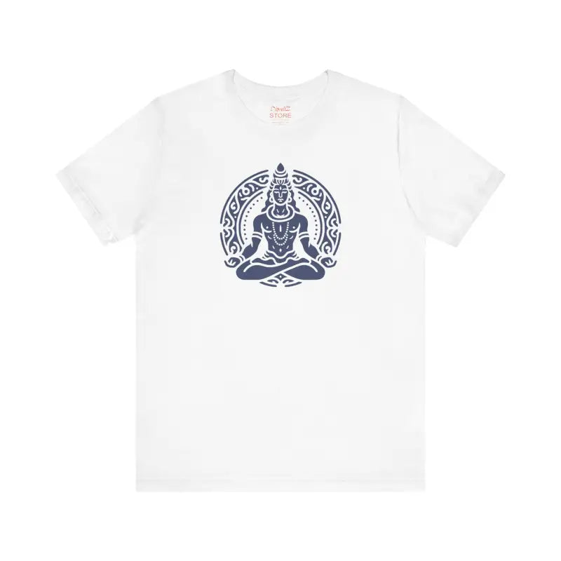 Unisex Jersey Short Sleeve Tee - Shiva Meditation Design - DipaliZ