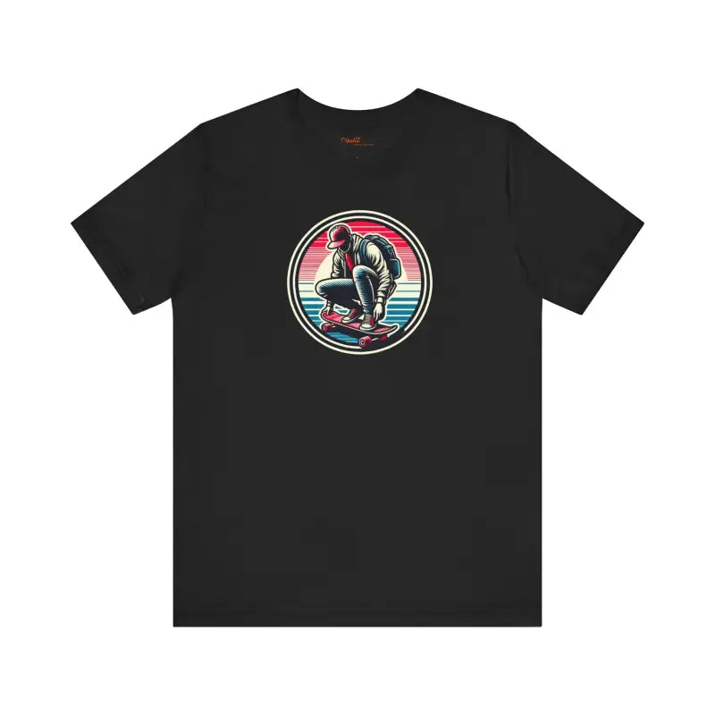 Unisex Jersey Short Sleeve Tee - Skater Design - DipaliZ