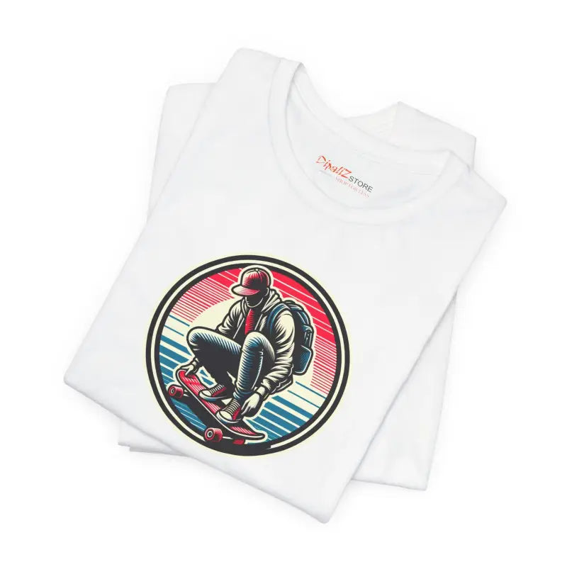 Unisex Jersey Short Sleeve Tee - Skater Design - DipaliZ