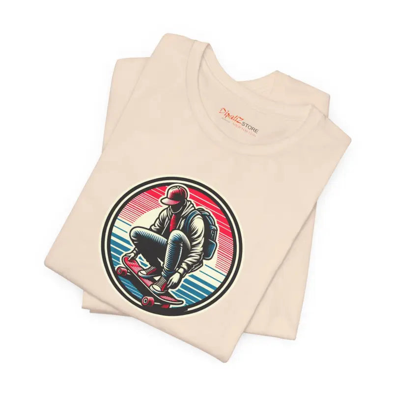 Unisex Jersey Short Sleeve Tee - Skater Design - DipaliZ