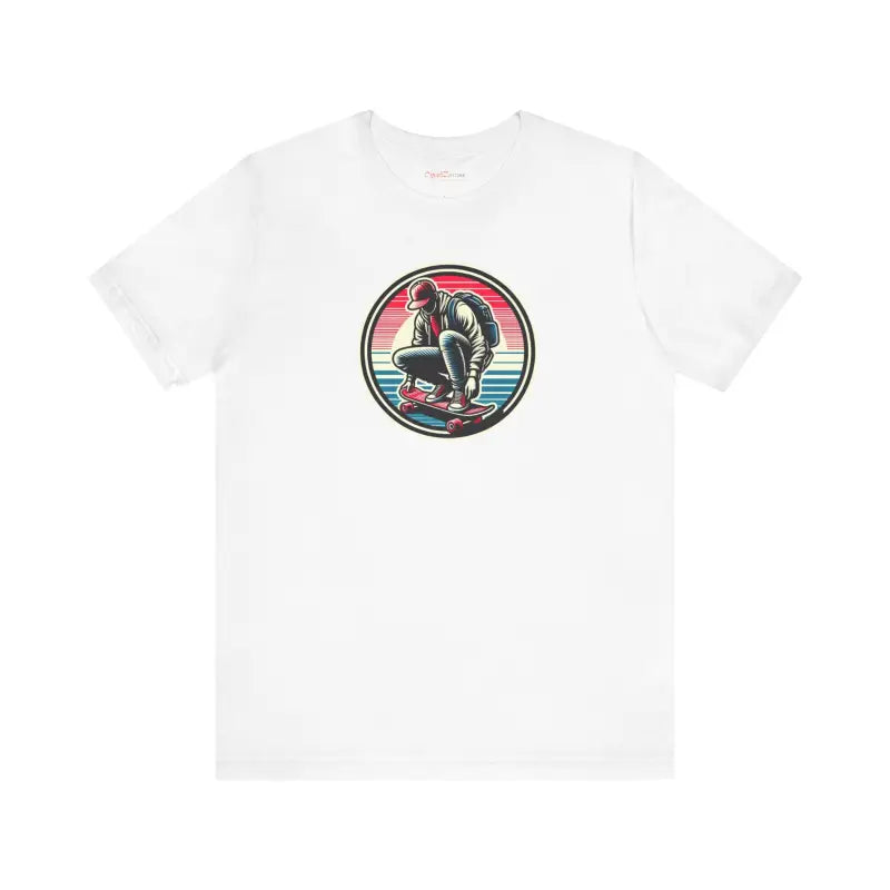 Unisex Jersey Short Sleeve Tee - Skater Design - DipaliZ