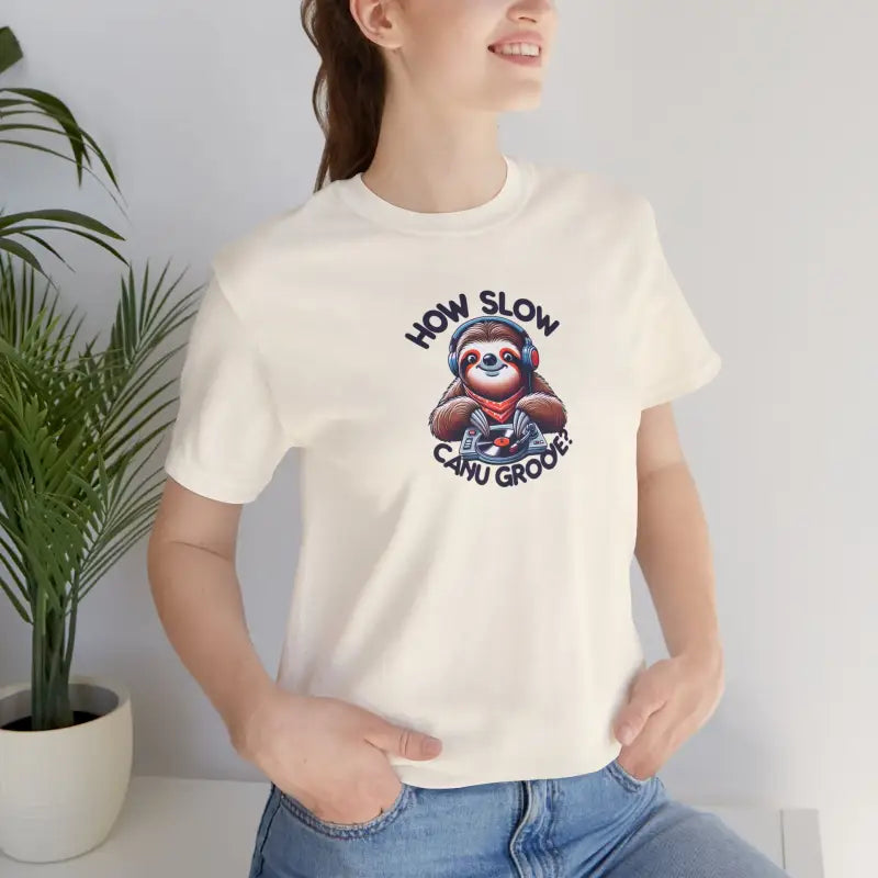 Sloth DJ Tee - Unisex Jersey Short Sleeve - DipaliZ