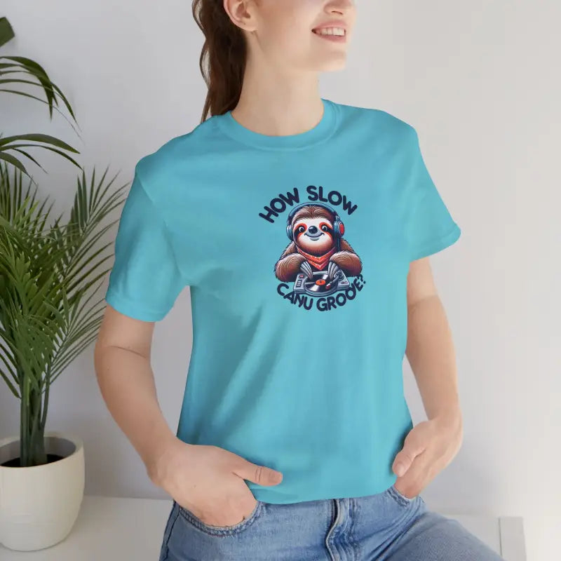 Sloth DJ Tee - Unisex Jersey Short Sleeve - DipaliZ