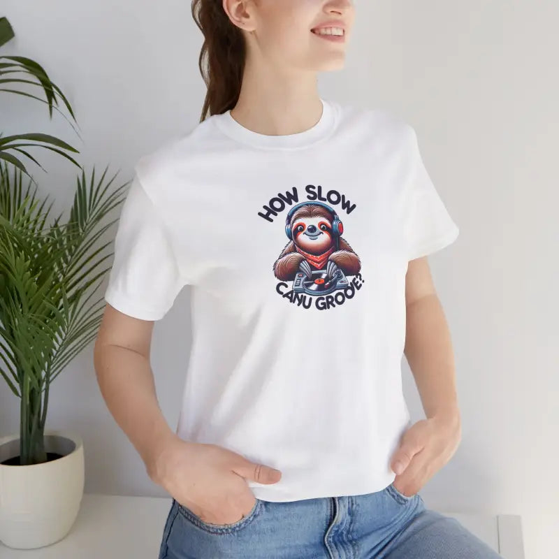 Sloth DJ Tee - Unisex Jersey Short Sleeve - DipaliZ