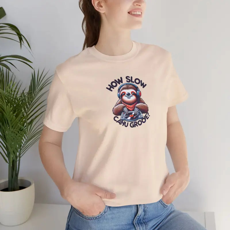 Sloth DJ Tee - Unisex Jersey Short Sleeve - DipaliZ