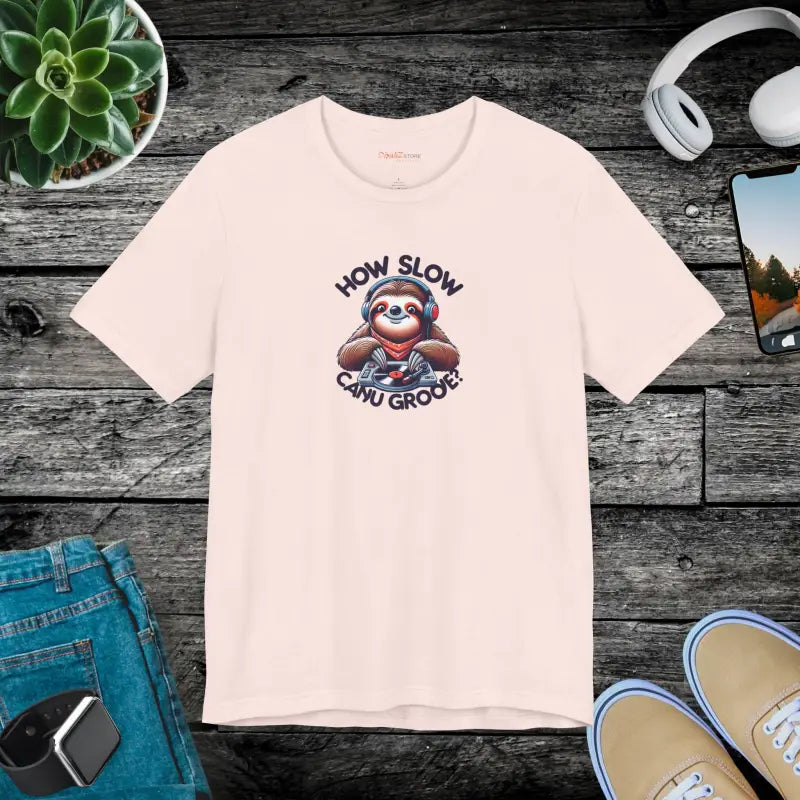Sloth DJ Tee - Unisex Jersey Short Sleeve - DipaliZ