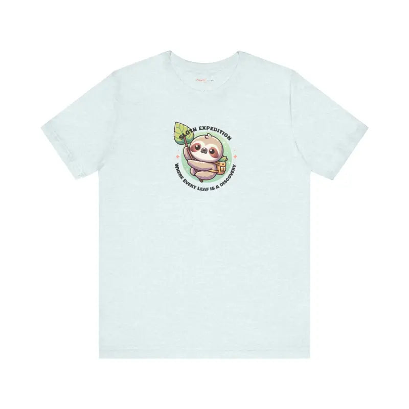 Sloth Expedition Short Sleeve Tee - Unisex Cotton - DipaliZ