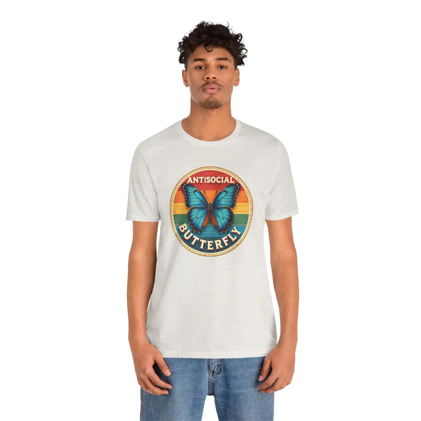 Anti Social Butterfly Unisex Jersey Short Sleeve Tee - DipaliZ