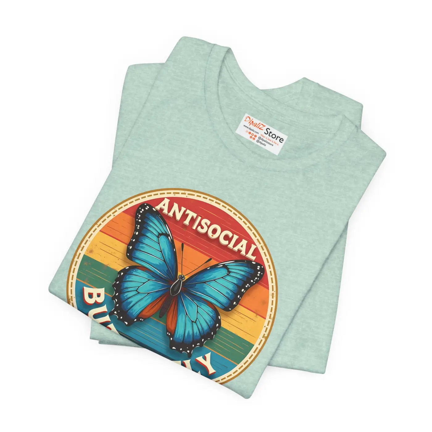 Anti Social Butterfly Unisex Jersey Short Sleeve Tee - DipaliZ