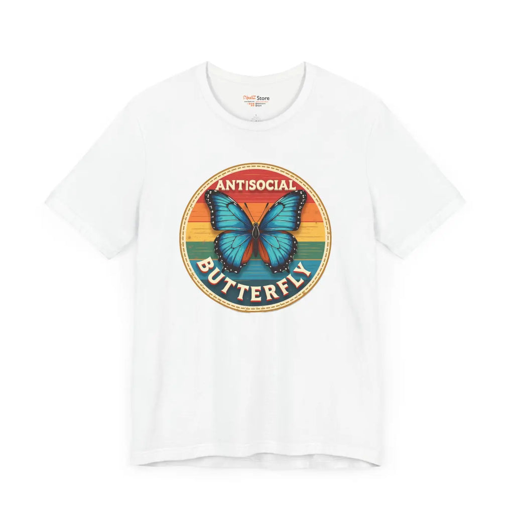 Anti Social Butterfly Unisex Jersey Short Sleeve Tee - DipaliZ