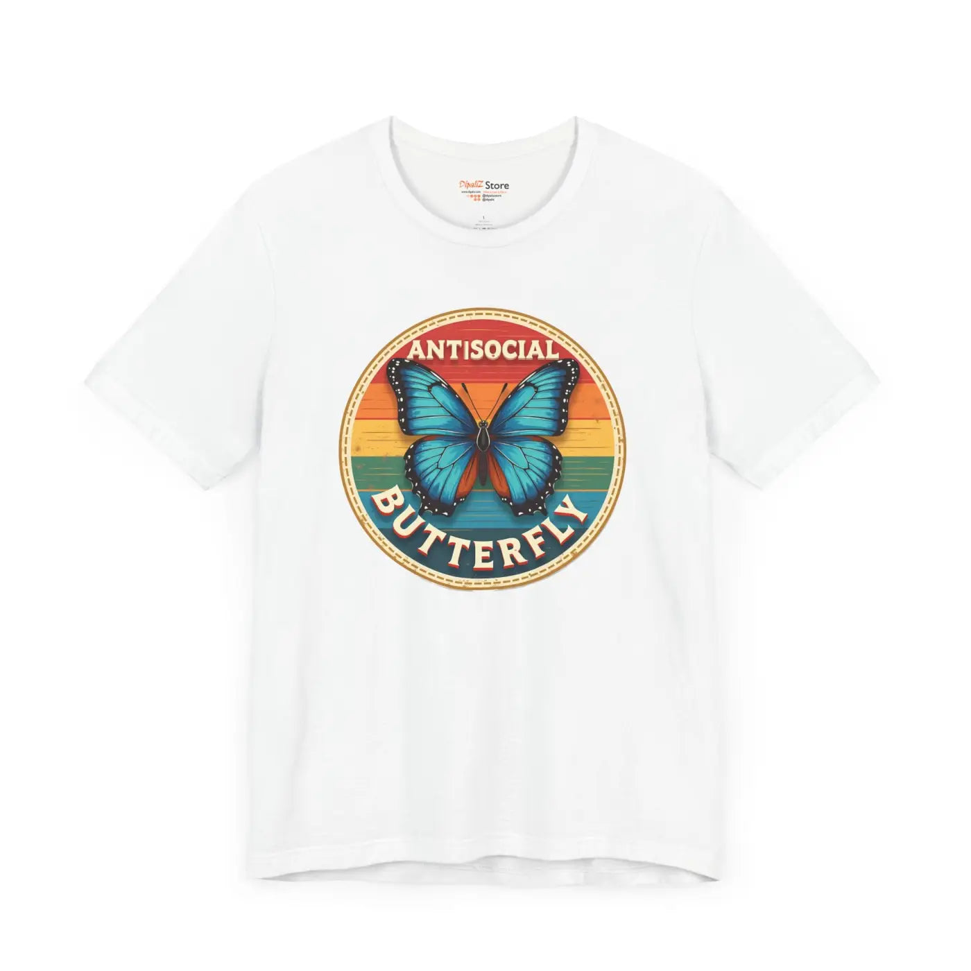 Anti Social Butterfly Unisex Jersey Short Sleeve Tee - DipaliZ