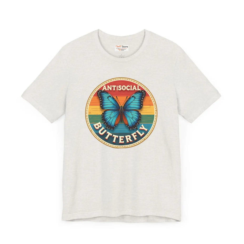 Anti Social Butterfly Unisex Jersey Short Sleeve Tee - DipaliZ