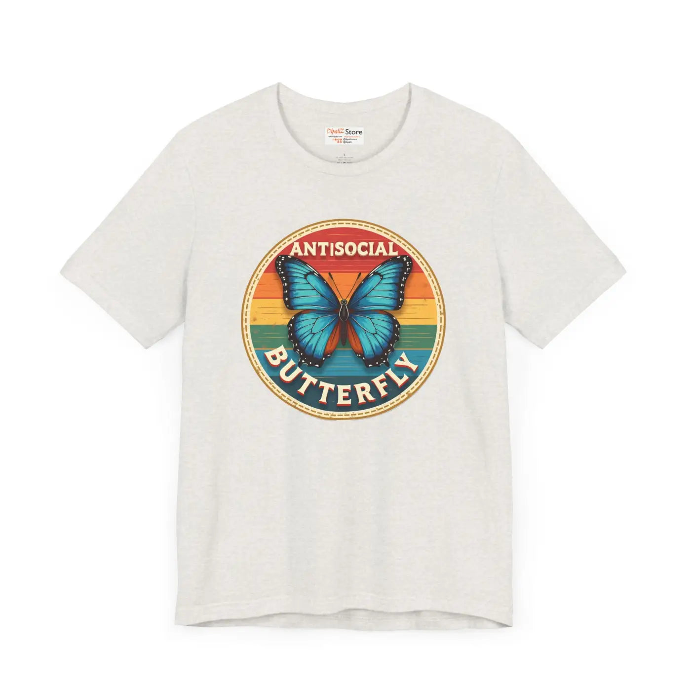 Anti Social Butterfly Unisex Jersey Short Sleeve Tee - DipaliZ